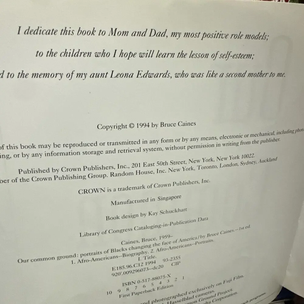 Book our common
